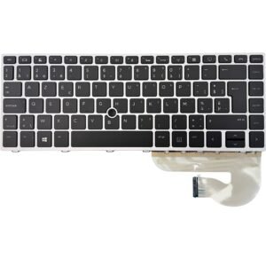 HP EliteBook 840 G5 Toetsenbord AZERTY BE met Backlight — achterzijde