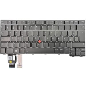 Lenovo ThinkPad T14 Gen 3 Toetsenbord AZERTY BE met Backlight — achterzijde