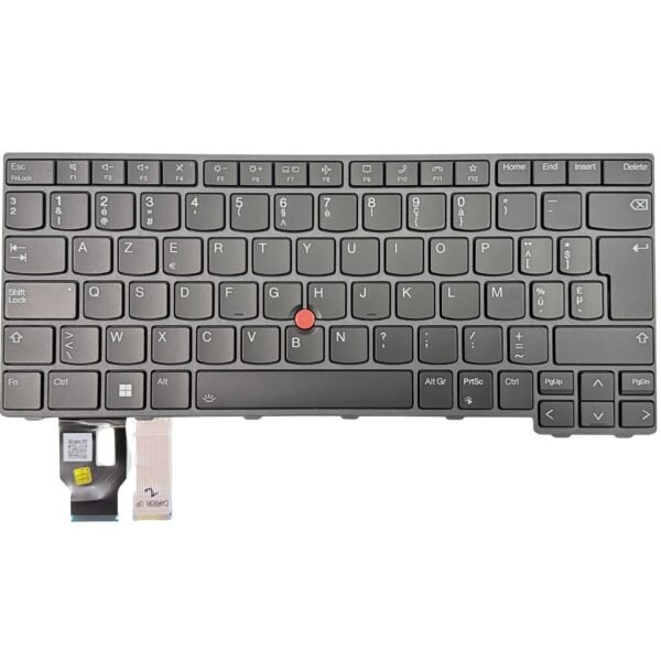 Lenovo ThinkPad T14 Gen 3 Toetsenbord AZERTY BE met Backlight — achterzijde