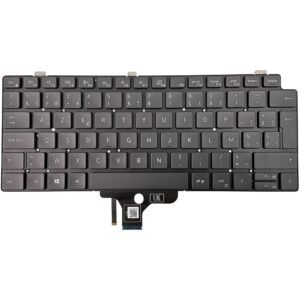 Dell Latitude 7310 Toetsenbord AZERTY BE met Backlight — achterzijde