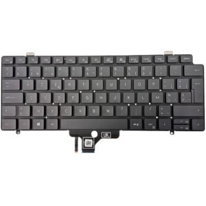 Dell Latitude 7410 Toetsenbord AZERTY BE met Backlight — achterzijde