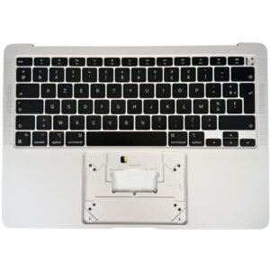 A2337 – MacBook Air 13″ (2020, M1) Top Case met Toetsenbord AZERTY BE – Zilver — vooraanzicht