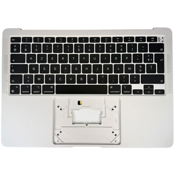 A2337 – MacBook Air 13″ (2020, M1) Top Case met Toetsenbord AZERTY BE – Zilver — vooraanzicht