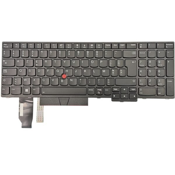 Lenovo ThinkPad T15 Gen 1 Toetsenbord AZERTY BE met Backlight — achterzijde