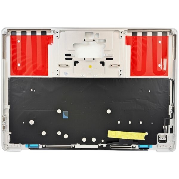 A2681 – MacBook Air 13.6″ (2022, M2) Top Case met Toetsenbord AZERTY BE – Zilver — achterzijde