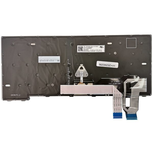 Lenovo ThinkPad T14 Gen 3 Toetsenbord AZERTY BE met Backlight — detail van de toetsen