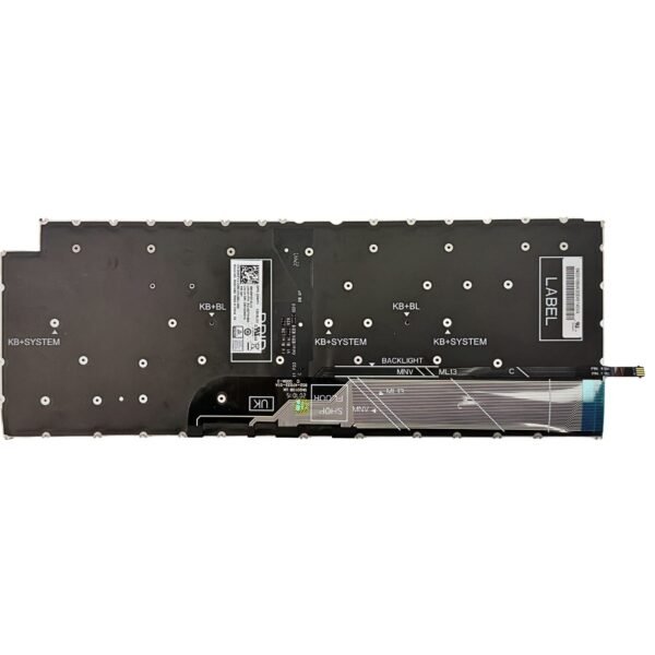 Dell Latitude 3420 Toetsenbord AZERTY BE met Backlight — detail van de toetsen
