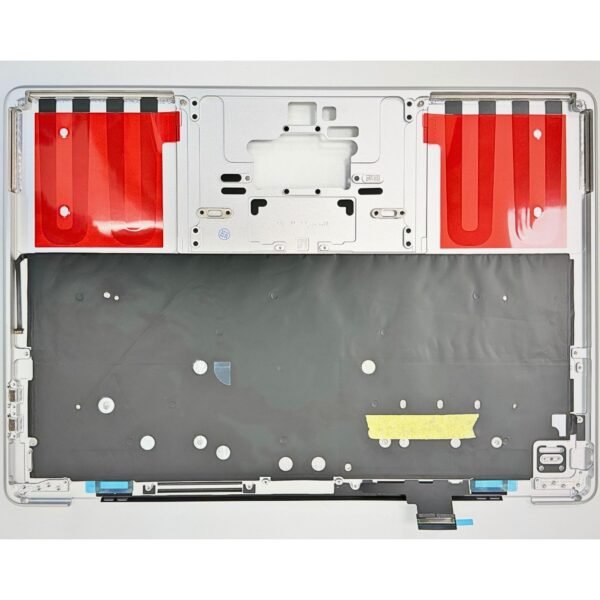 A3113 – MacBook Air 13.6″ (2024, M3) Top Case met Toetsenbord AZERTY BE – Zilver — achterzijde
