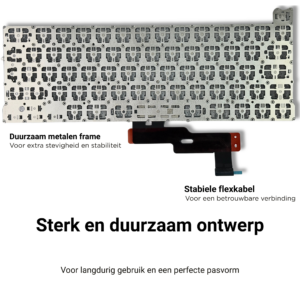 A2338 – MacBook Pro 13″ (2020, M1) Toetsenbord AZERTY BE — foto 4