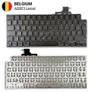 A2681 – MacBook Air 13.6″ (2022, M2) Toetsenbord AZERTY BE — vooraanzicht