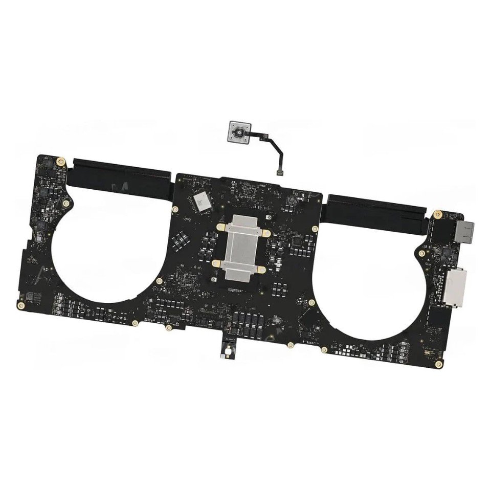 A2485 MacBook Pro 16 inch logic board 820-02100 met M1 Pro chip en Touch ID-kabel