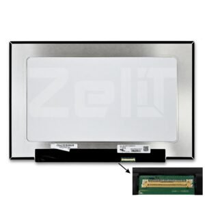 LM140LF2L 14 inch laptopscherm – achterkant met label en eDP-connector