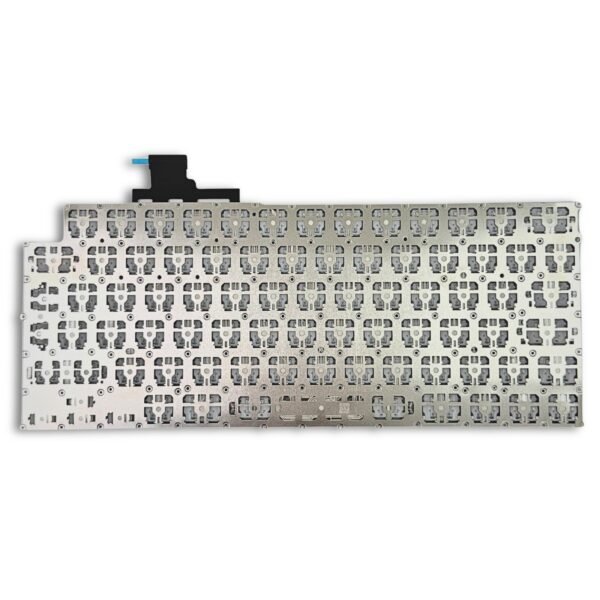 MacBook Air toetsenbord - achterzijde met metalen frame en flexkabel