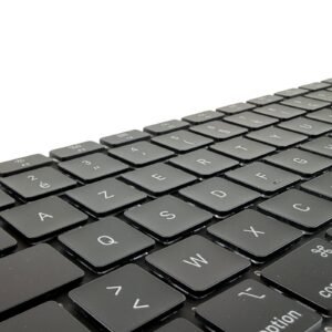 Detailopname van de Belgische AZERTY-toetsen